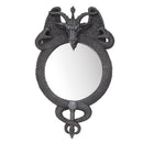 Occultic Sabbatic Goat Idol Baphomet With Caduceus Serpent Snakes Wall Mirror