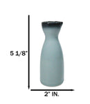 Pack Of 6 Porcelain Blue Sky Artistic Seikai Japanese Wine Sake Tokkuri Flasks