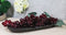 Pack Of 3 Charcoal Grey Tone Hakumu Wavy Oblong Long Serving Platter 13.25"L