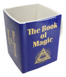 Blue Book Of Magic Eye Of Providence Arcane Arts Ceramic Boxy Square Shaped Mug
