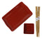 Red Black Melamine Wavy Sushi Plates Sauce Dishes And Chopsticks Set Serves 2