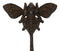 Set Of 2 Rustic Cast Iron Cottage Busy Bumblebee Insect Bee Wall Hooks Organizer