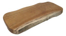 Small Bohemian Rustic Live Edge Teak Wood Charcuterie Cheeseboard 15"L