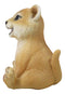 Adorable Prince of The Safari Jungle Forest African Lion Cub Figurine 4" Long