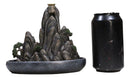 Eastern Feng Shui Tranquil Zen Rocky Mountain Range Backflow Cone Incense Holder