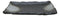 Pack Of 5 Charcoal Grey Tone Hakumu Collection Rectangular Wavy Sushi Plates