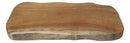 Small Bohemian Rustic Live Edge Teak Wood Charcuterie Cheeseboard 15"L