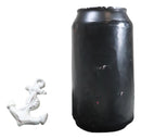 Set Of 6 Aged White Marine Sea Sailor Ship Anchor Drawer Cabinet Door Pull Knobs