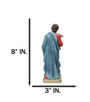 Christian Apostle Of Jesus Saint Thomas The Logical Doubter Thinker Figurine 8"H