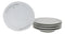 Pack Of 5 Ceramic Yukino Hana Snow Collection Large Round Dinner Plates 10" D