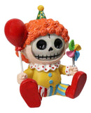 Furry Bones Bon Bon The Magician Clown With Balloon Skeleton Figurine Furrybones