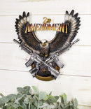 Patriotic American Bald Eagle Wings Of Glory Rifles 2nd Amendment Wall Decor