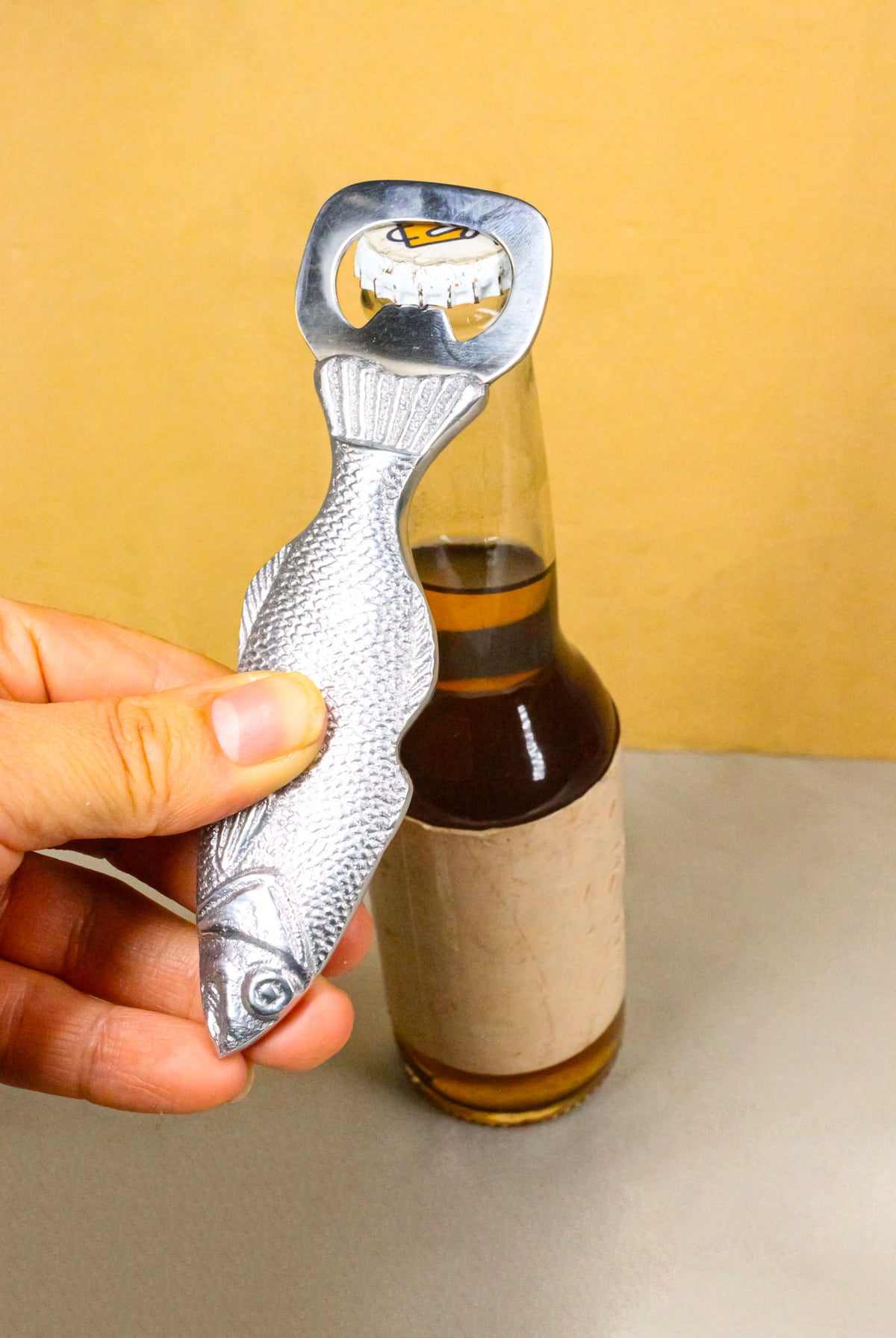 Pack Of 2 Nautical Marine Grouper Fish Aluminum Hand Glass Beer Bottle Openers