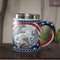 The Trail Of Painted Ponies Unconquered American Flag Patriot Horse Tankard Mug