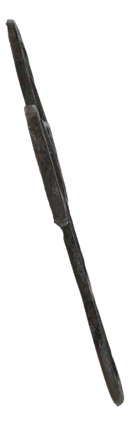 Set Of 2 Cast Iron Rustic Western Horseshoes And Lone Star Christian Wall Cross - Ebros Gift