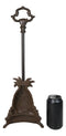 Rustic Cast Iron Tropical Pineapple Door Stop Or Porter With Long Handle