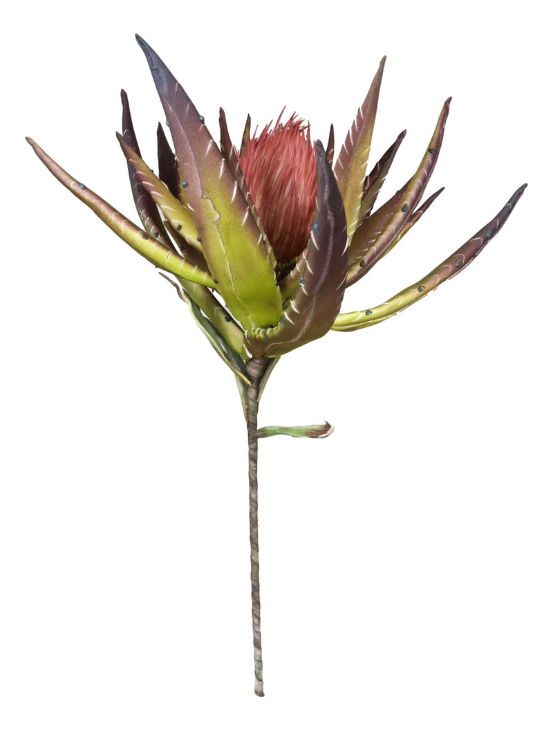 Set of 6 Realistic Artificial Botanica Faux Plants Thistle Fern Grass Leaf Stems