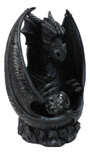 Smoke Fire Breathing Guardian Stone Dragon Backflow Incense Cone Burner Figurine