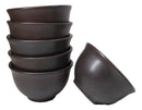 Pack Of 6 Blue Sky Aozora Kannyu Ceramic Small Rice Soup Appetizer Bowls 10oz