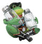 Cowboy Toad Frog With Hat Boots And Southwest Serape Salt Pepper Shakers Holder