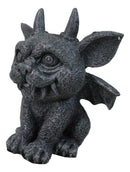 Gothic Horned Bat Cat Gargoyle Bast Figurine 4.5" H Mythical Fantasy Talisman