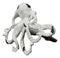 Pack Of 6 Cast Iron Vintage White Sea Octopus Drawer Cabinet Door Pull Knobs
