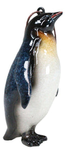Set Of 6 Nautical Emperor Penguins Ocean Marine Wall Decor Tree Ornaments