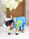 Cow Parade Western Country Farmer Cow In Bib Overalls Collector's Figurine