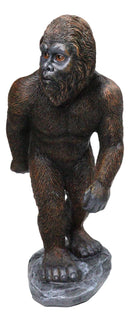Forest Mythical Creature Sasquatch Bigfoot Cryptid Ape Standing Figurine 9"H - Ebros Gift