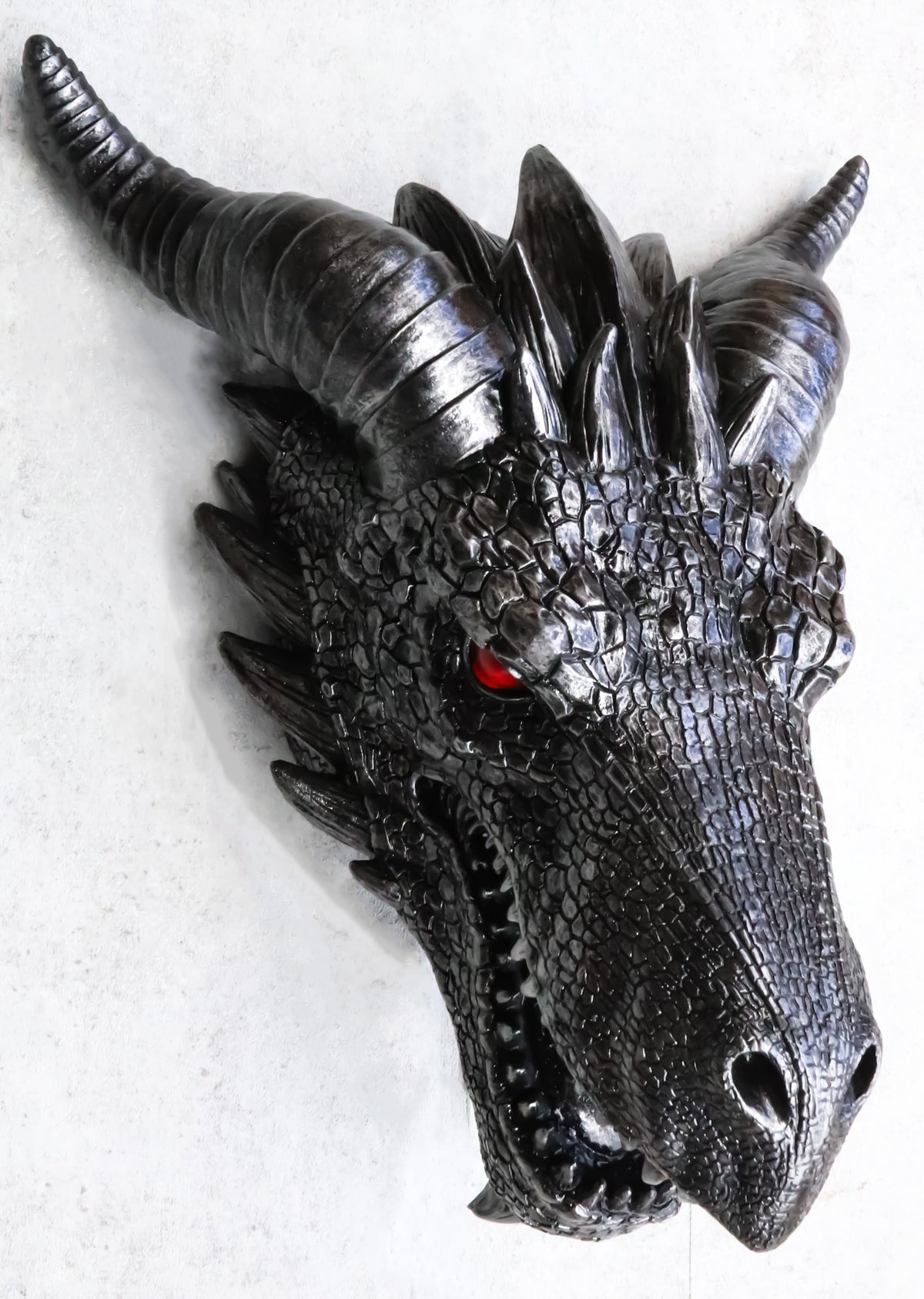 Medieval Fantasy Large Slytherin Basilisk Dragon Malfoy Wall Decor Plaque 13.75"H