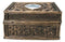 Auspicious Evil Eye Of Providence With Sacred Symbols Square Decorative Box