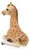 Wildlife Safari Savannah Masai Giraffe Calf Sitting in Repose Figurine 5.75"H