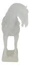 Ebros Acrylic Translucent Ming Terracotta War Horse Replica Statue 11.5" Long