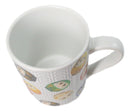 Japanese Icons Daruma Talisman Of Luck And Perseverance Textured Mug Cup 11oz