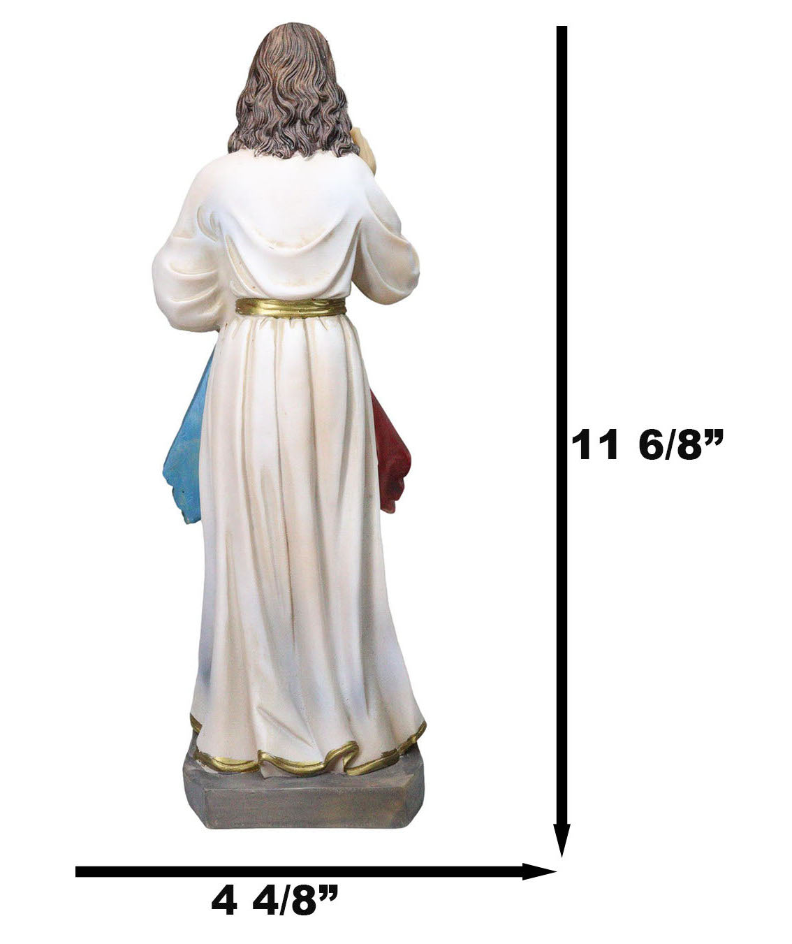 Christian Catholic Devotion Christian Divine Mercy of Jesus Christ Figurine 12"H - Ebros Gift