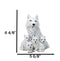 Winter Snow White Alpha Wolf Father With 4 Adorable Pup Cubs Figurine