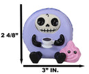 Furrybones Ronny The Lavender Purple Macaron With Coffee Cup Furry Bone Figurine