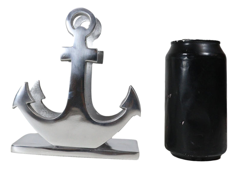 Aluminum Sailor Marine Sea Ship Anchor Decorative Paper Napkin Holder Sculpture