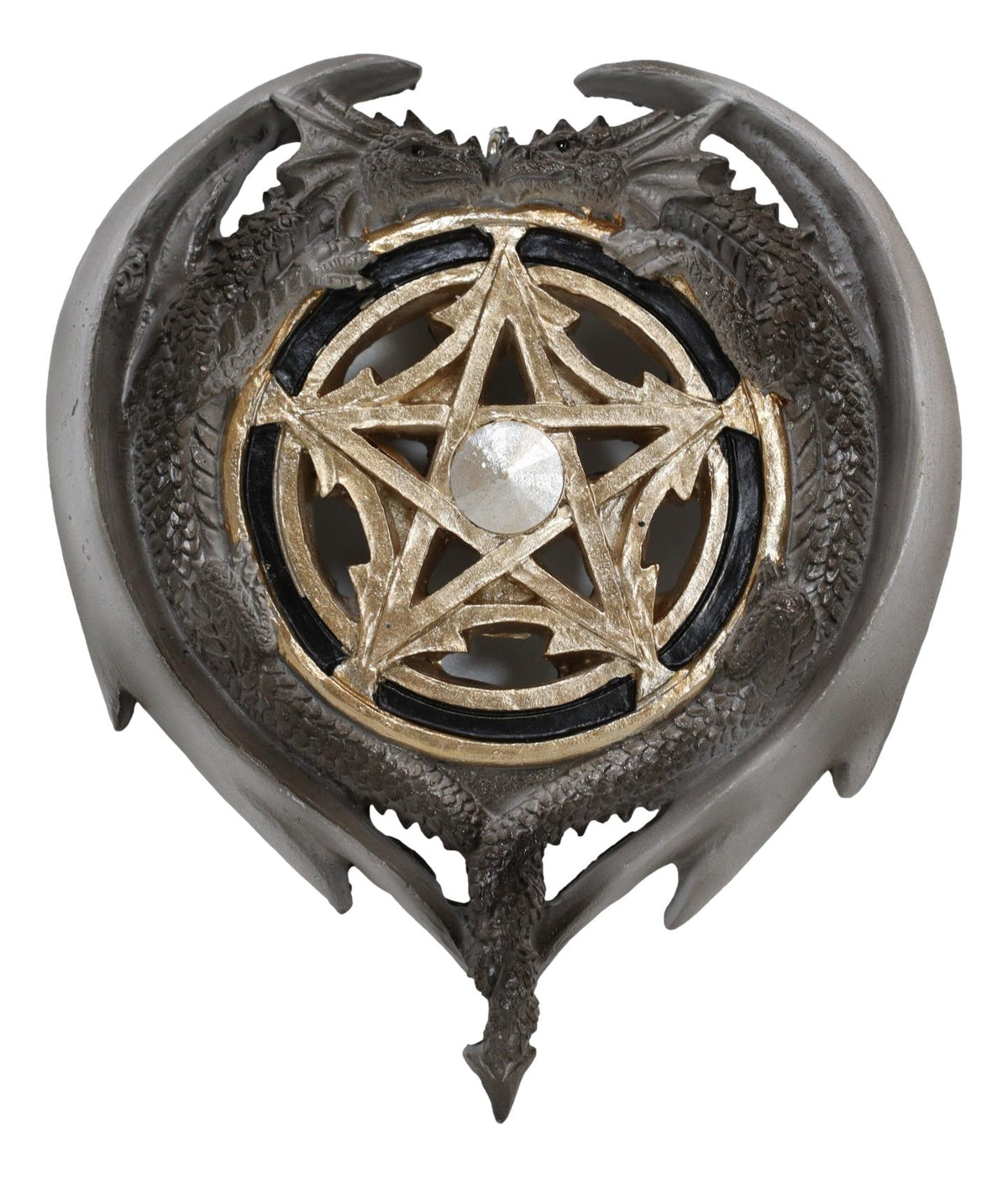 Anne Stokes Fantasy Pentagram Time Magic Dragons Tree Hanging Ornament Figurine