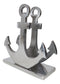 Aluminum Sailor Marine Sea Ship Anchor Decorative Paper Napkin Holder Sculpture