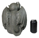 Gothic Stoic Warrior Notre Dame Gargoyle Sword Bearer Chimera Figurine 12"H