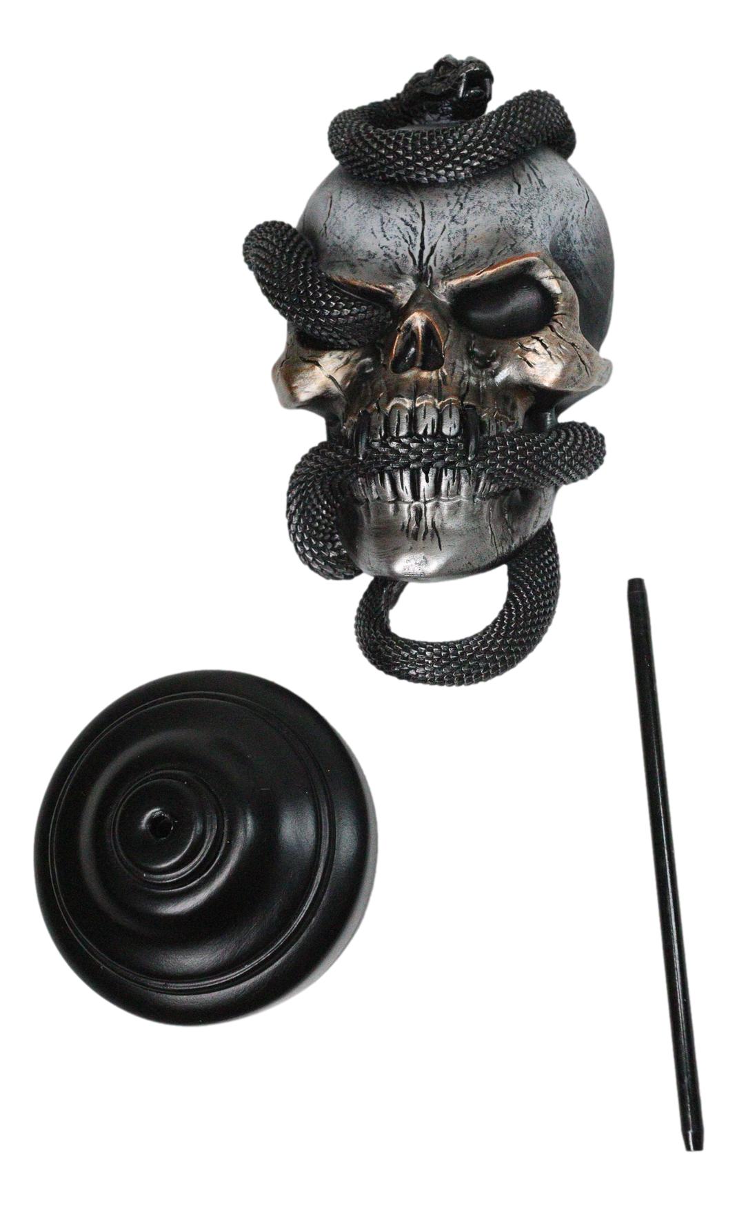 Cult Of Canaan Serpent Skull Masque Ornament On Pole Stand Or Wall Sculpture