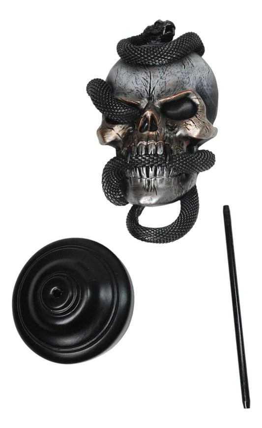 Cult Of Canaan Serpent Skull Masque Ornament On Pole Stand Or Wall Sculpture