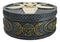 Wicca Celtic Knotwork Spiral Goddess Triple Moon Shaman Decorative Round Box