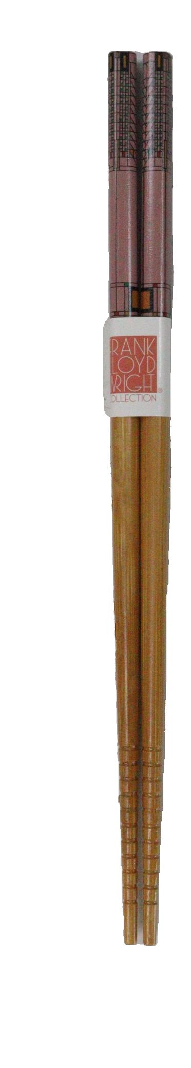 5 Pairs Of Tree Of Life Martin House Frank Wright Ridged Wooden Chopsticks Set