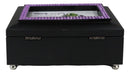 February Amethyst Birthstone Faithfulness And Wisdom Black Musical Trinket Box