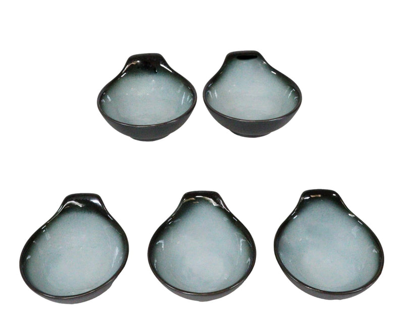 Pack Of 5 Blue Sky Stars Seikai Small Ponzu Miso Soup Bowls With Handle 5oz