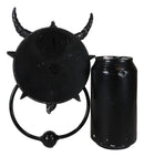 Sabbatic Goat Of Mendes Baphomet With Blood Pentagram Head Door Knocker