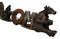 Western Welcome Sign Barn Horseshoe Pine Tree Ropes Cow Desktop Or Wall Plaque