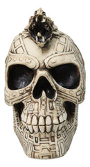 Tribal Tattoo Serpent Skull Statue Battle Chieftain Figurine Amazing Detail